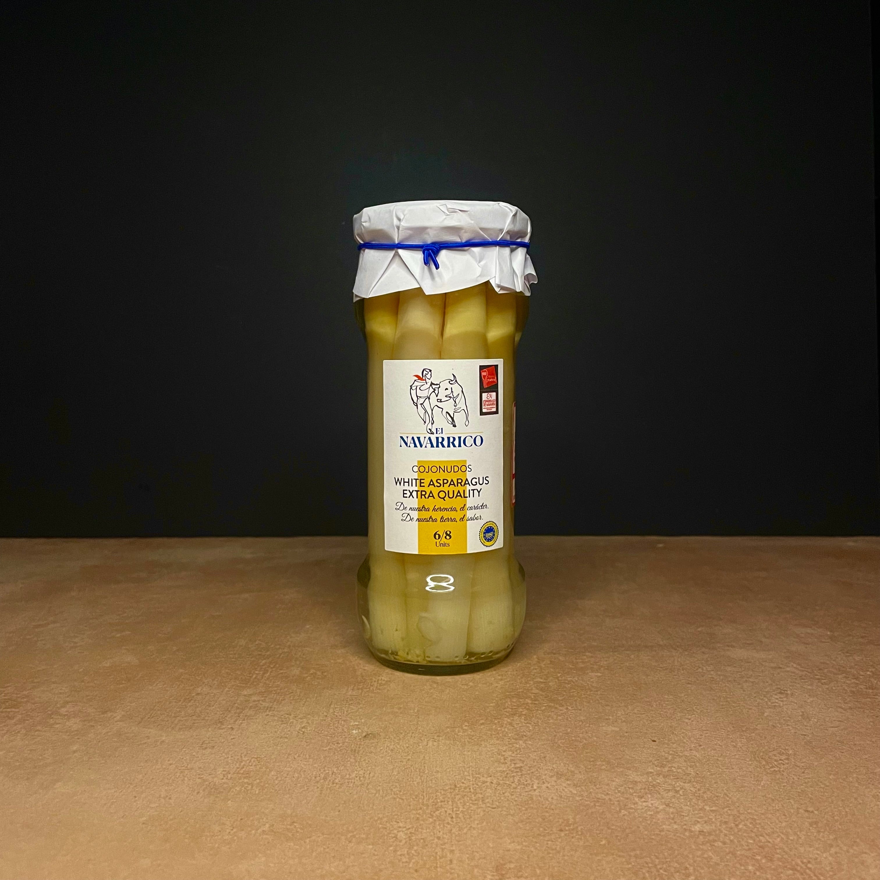 Navarrico White Asparagus Spears 330g Olives&Oils(O&O)